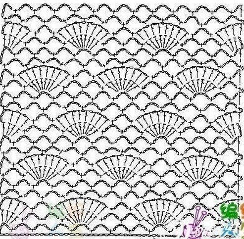 Узоры для детского платья крючком