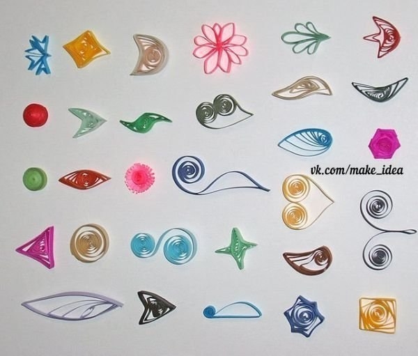 Квиллинг для начинающих. Cхемы.