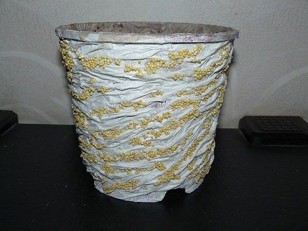 Декор горшочков