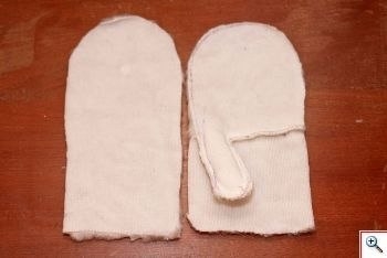 Шьем варежки из искусственного меха