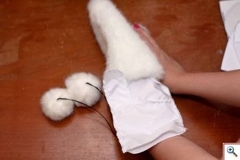 Шьем варежки из искусственного меха