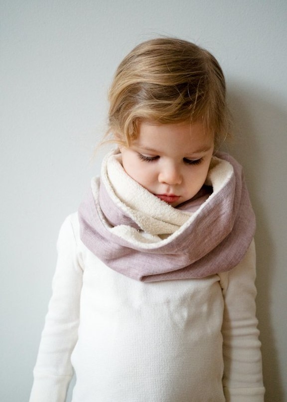 Готовимся к холодам: шьем уютный, бархатный шарф-снуд за 20 минут