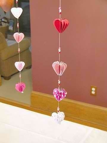 Гирлянда с сердечками