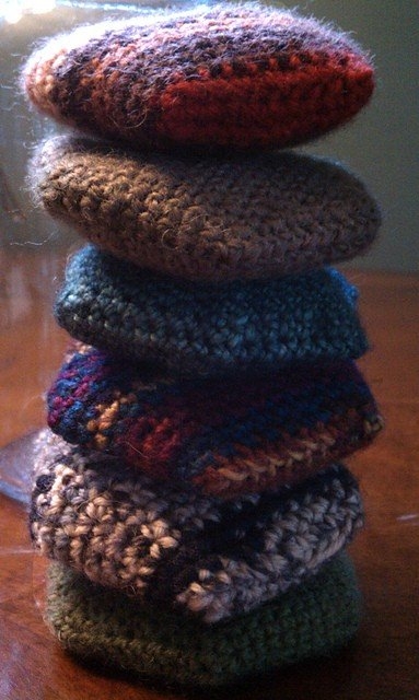 Одеяло «Соты» из объемных шестиугольников крючком