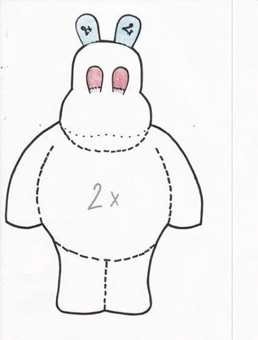 Детский коврик Бегемотик Детский коврик Бегемотик