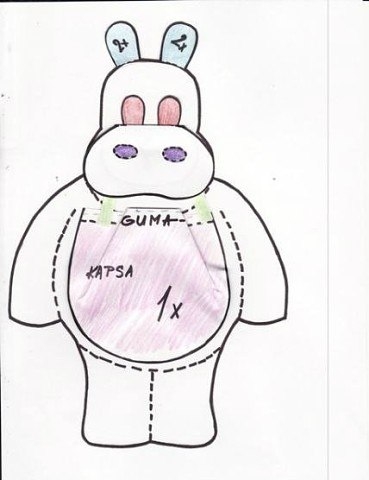 Детский коврик Бегемотик Детский коврик Бегемотик