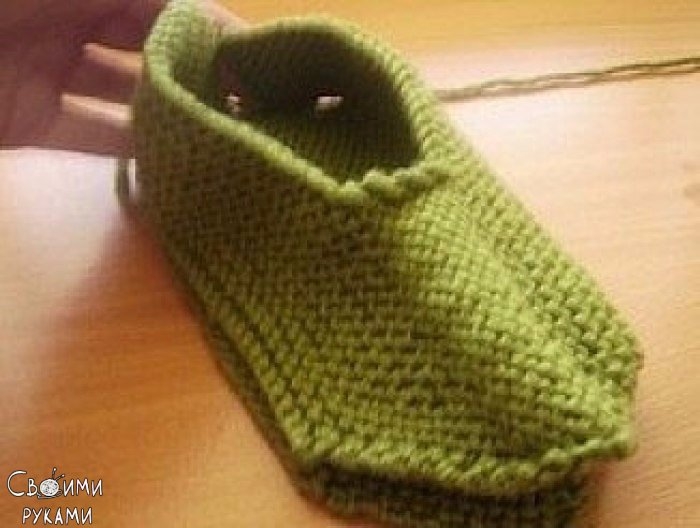Уютные тапочки своими руками