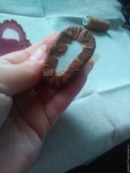 Миниатюрные ботиночки для куклы или мишки