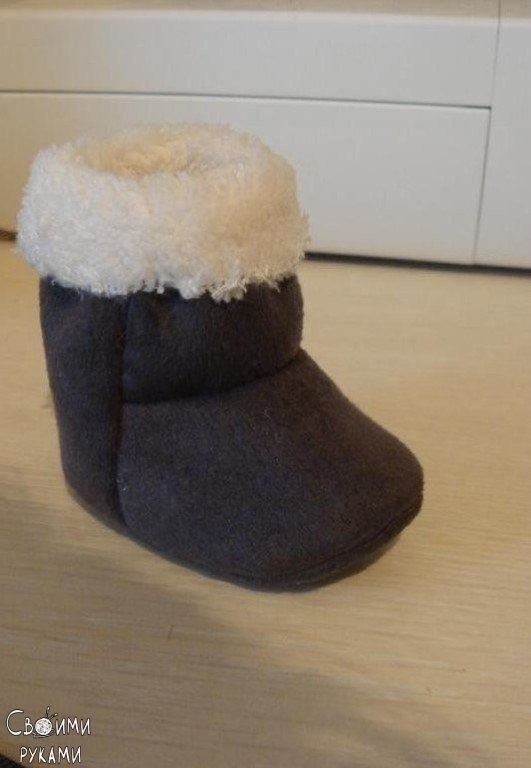 Шьем угги для самых маленьких