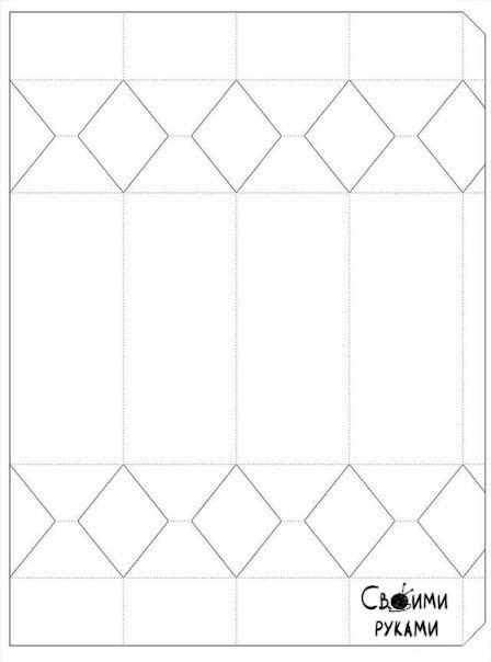 Подарочная коробочка в виде конфетки