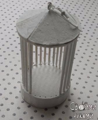 Миниатюрная клетка в стиле шебби-шик Миниатюрная клетка в стиле шебби-шик