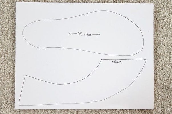 Скандинавские тапочки-слиперы из старого свитера