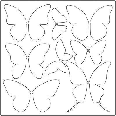 Бабочки. Шаблоны.