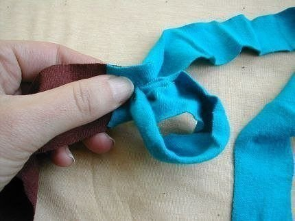 Коврики из старых футболок.