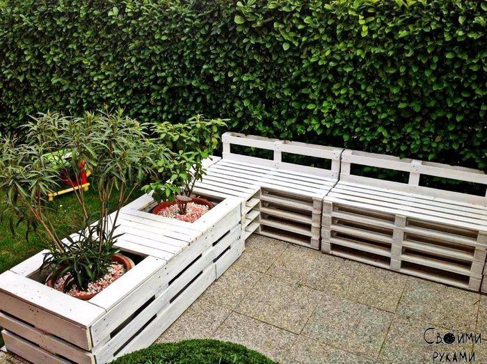 Идеи из палетт для дачи