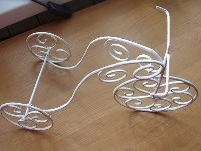 Кашпо велосипед своими руками. Мастер-класс.