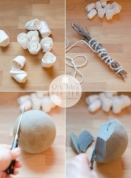 Шикарный букет из обычной бумаги