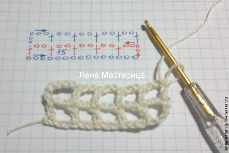 Красивый мотив крючком. Мастер-класс Красивый мотив крючком. Мастер-класс