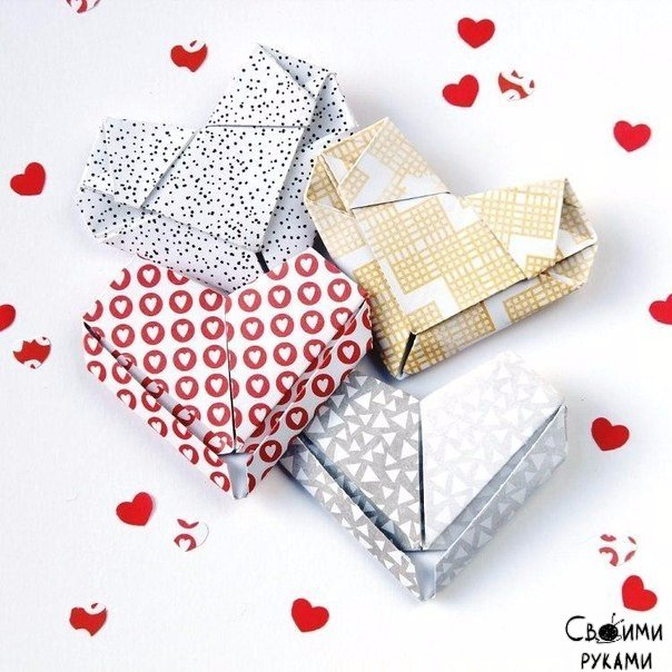3D сердце в технике оригами 3D сердце в технике оригами