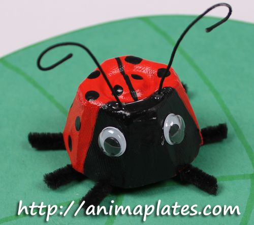 Поделки из картонного лотка от яиц