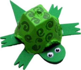 Поделки из картонного лотка от яиц