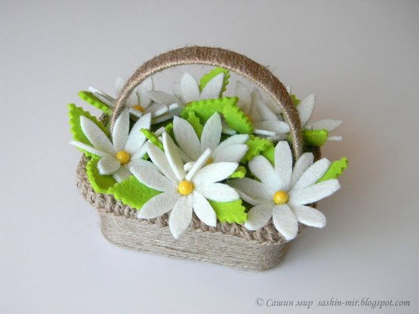 Корзинка-упаковка из ванночки от плавленного сыра..