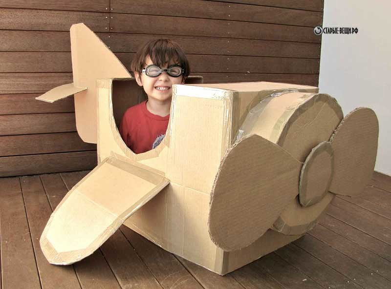 Вот что можно сделать из ненужных картонных коробок для детей