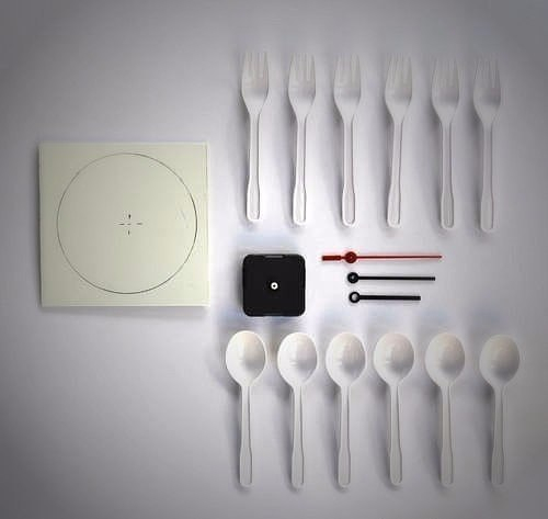 Оригинальные стенные часы для кухни