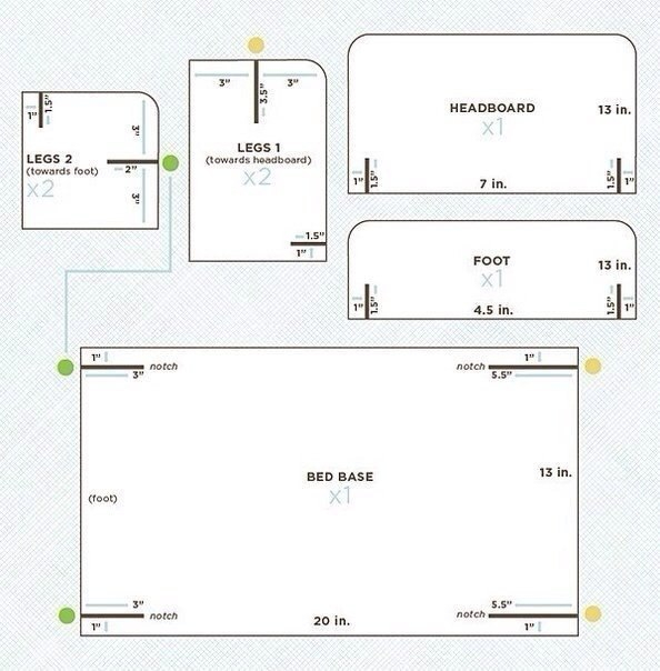 Кроватка из картона