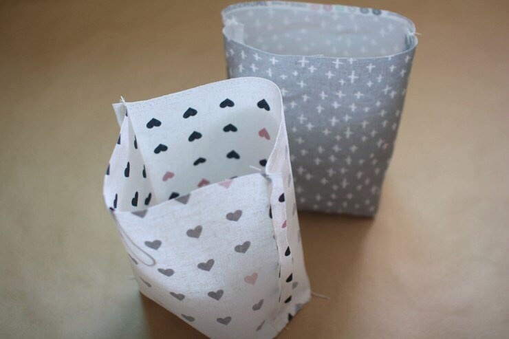 Пакетик из ткани для подарка Пакетик из ткани для подарка