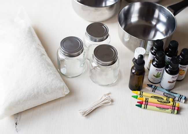 Ароматные слоеные свечки 