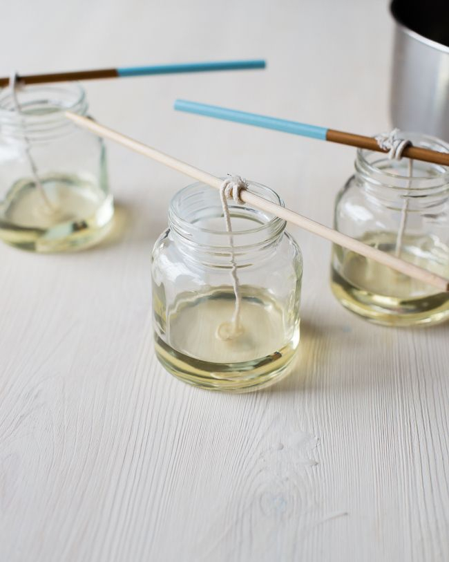 Ароматные слоеные свечки 