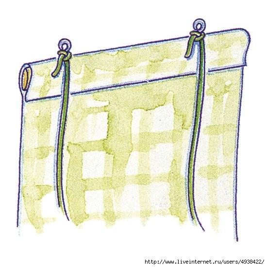 Рулонная штора на пластиковое окно 