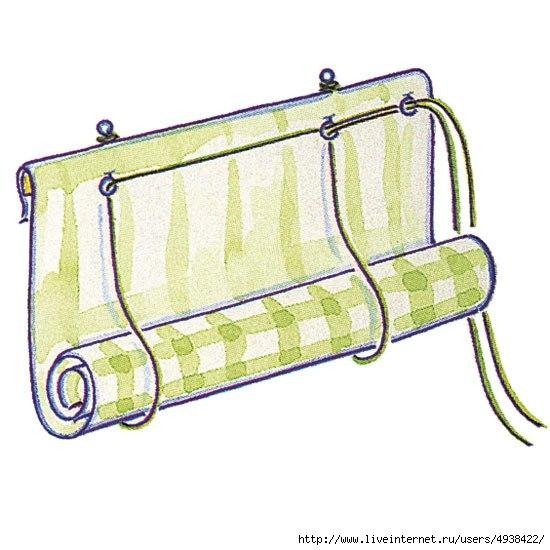 Рулонная штора на пластиковое окно 