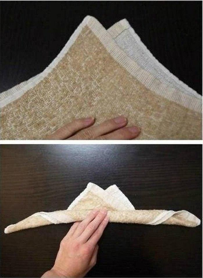 Зайчики из полотенец Зайчики из полотенец