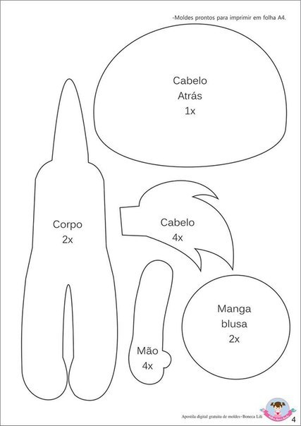 Куколки из фетра