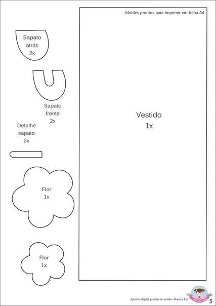 Куколки из фетра