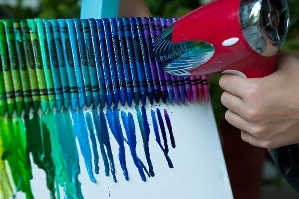 Восковая картина. Мастер-класс.