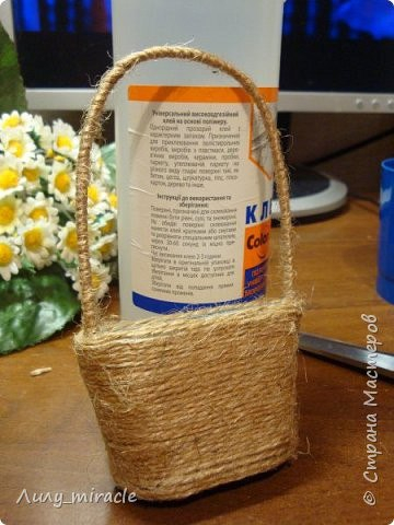 МК магнитика Корзинка с цветами