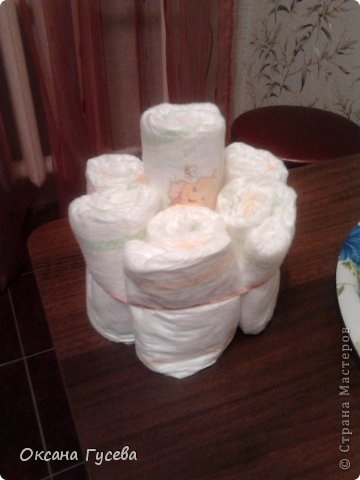 Торт из памперсов. МК Торт из памперсов. МК