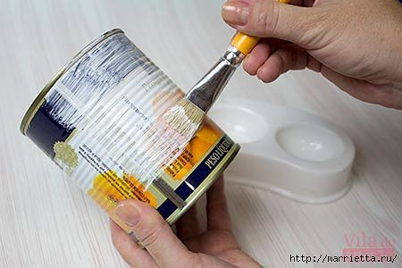 Органайзер из жестяной банки своими руками