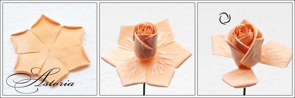 Реалистичные розы из бумаги.