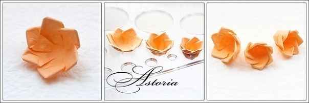 Реалистичные розы из бумаги.