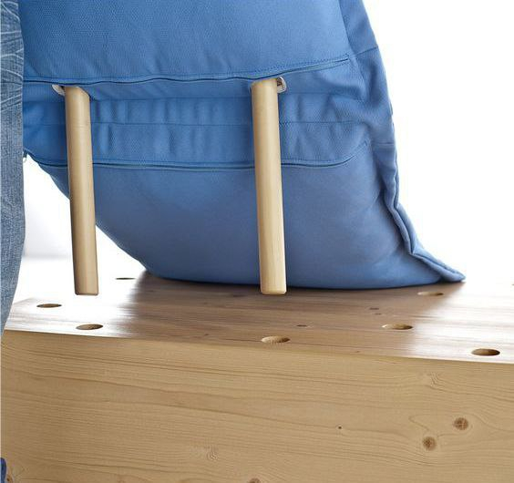 Интересная идея мебели для дачи