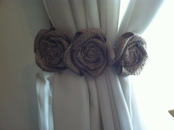 Подхват для штор своими руками. Идеи для воплощения.