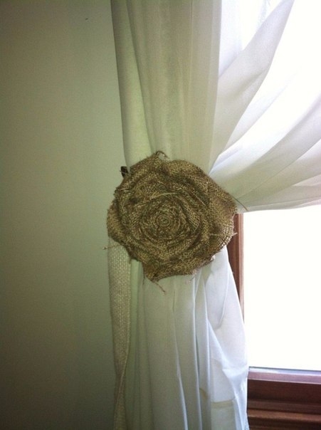 Подхват для штор своими руками. Идеи для воплощения.