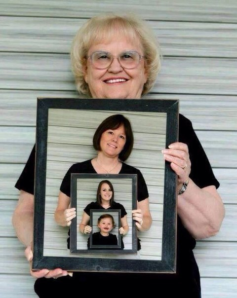 Прекрасная идея для семейной фотографии