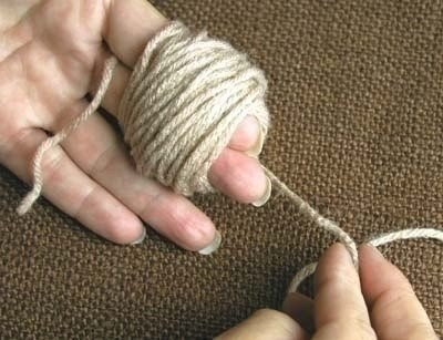 Коврик из помпонов