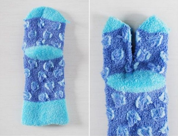 Зайки из носка