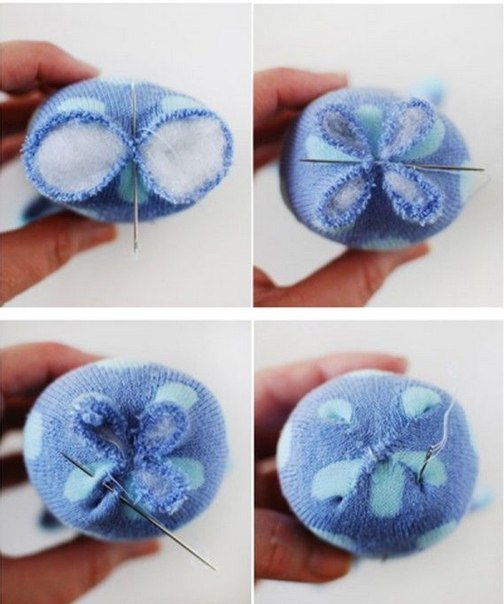 Зайки из носка